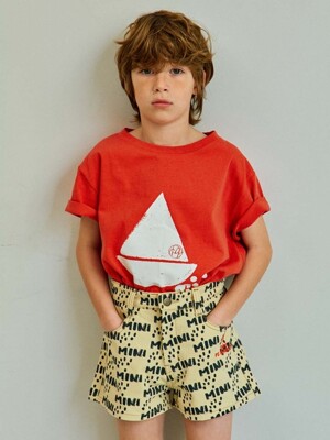 25SS 보트 숏슬리브 티셔츠(RED)
