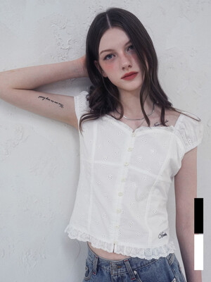 Misty Bow Blouse - 2COL
