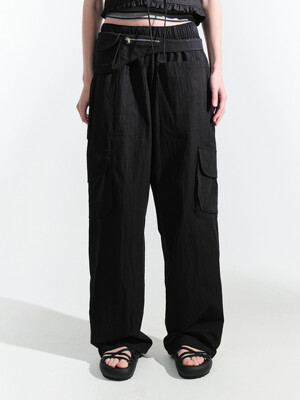 25HS VELA CARGO PANTS (BLACK)