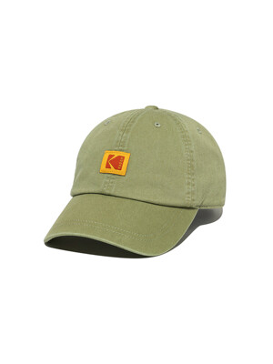25FW 릴렉스핏 스퀘어로고 볼캡 GREEN