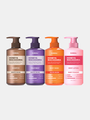 [W컨셉] 쿤달 샴푸/트리트먼트/바디워시/바디로션 500ml 4개 (25,200원/무료)