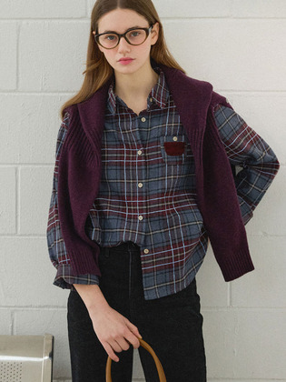 [6차] Cozy plaid check shirt_3 Colors