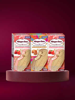 하겐다즈 크리스피 샌드위치 3개입 x 3개 (총 9개)