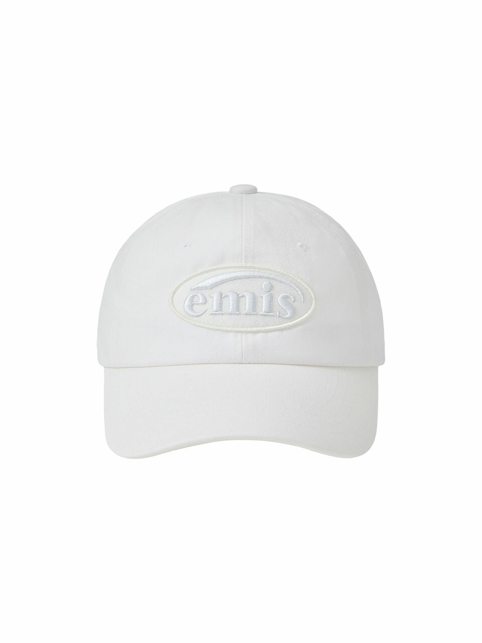TONE ON TONE WAPPEN BALL CAP-белый