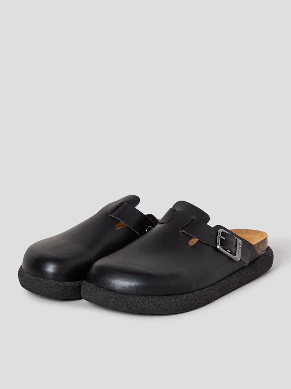 [SCHOLL] (MEN) Кроксы на толстой подошве Black (HH59K1C785)