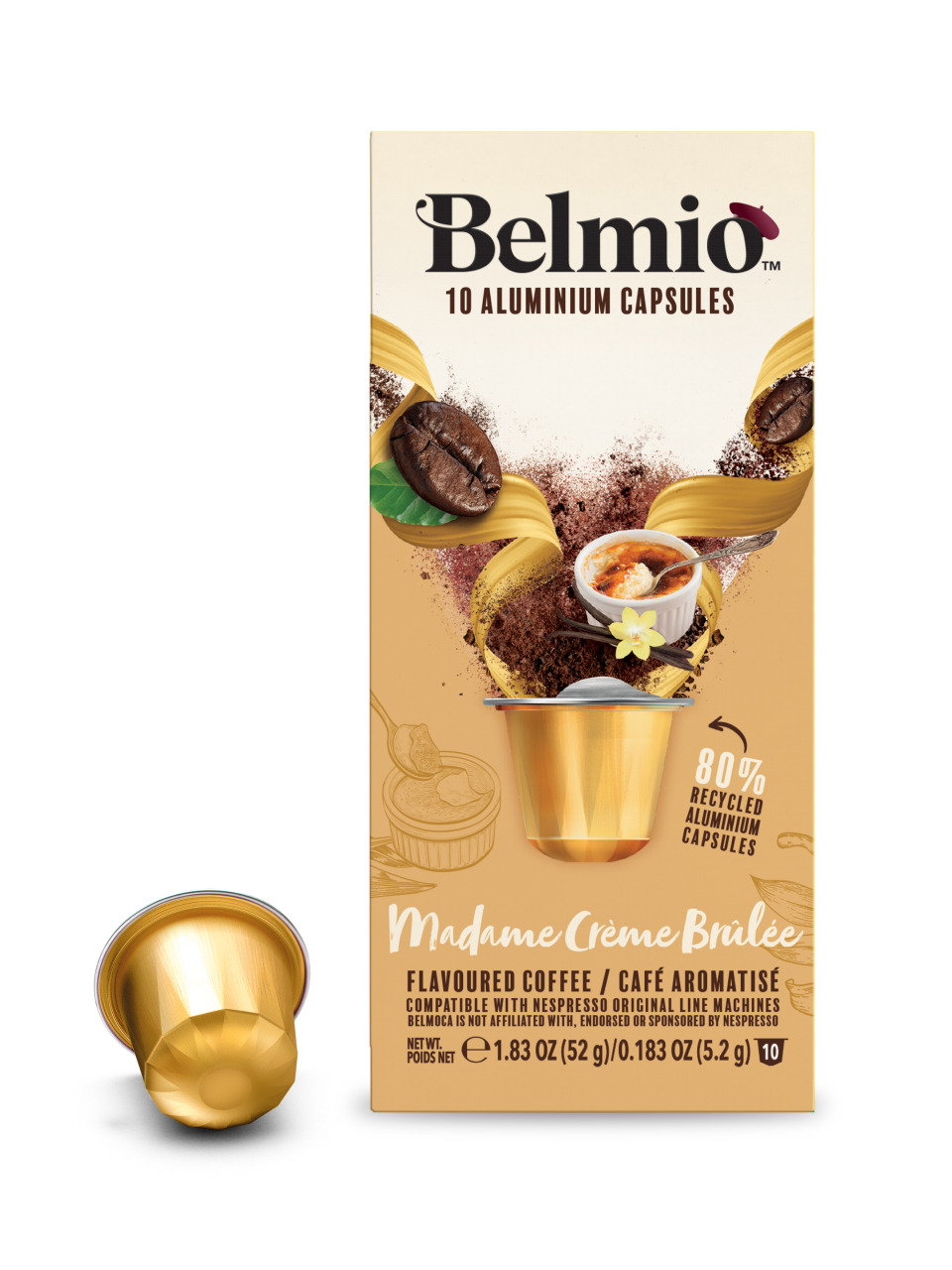 Кофе в капсулах Belmio Madame Creme Brulee для Nespresso, 10 шт