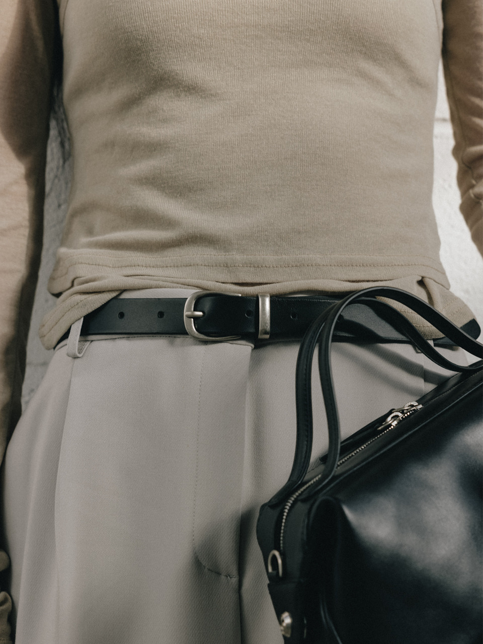 SOBRE LEATHER BELT (SOFT черный)