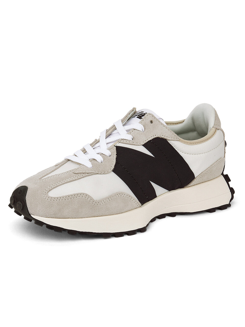 New Balance 327 унисекс кроссовки Sea Salt белый-чёрный MS327FE