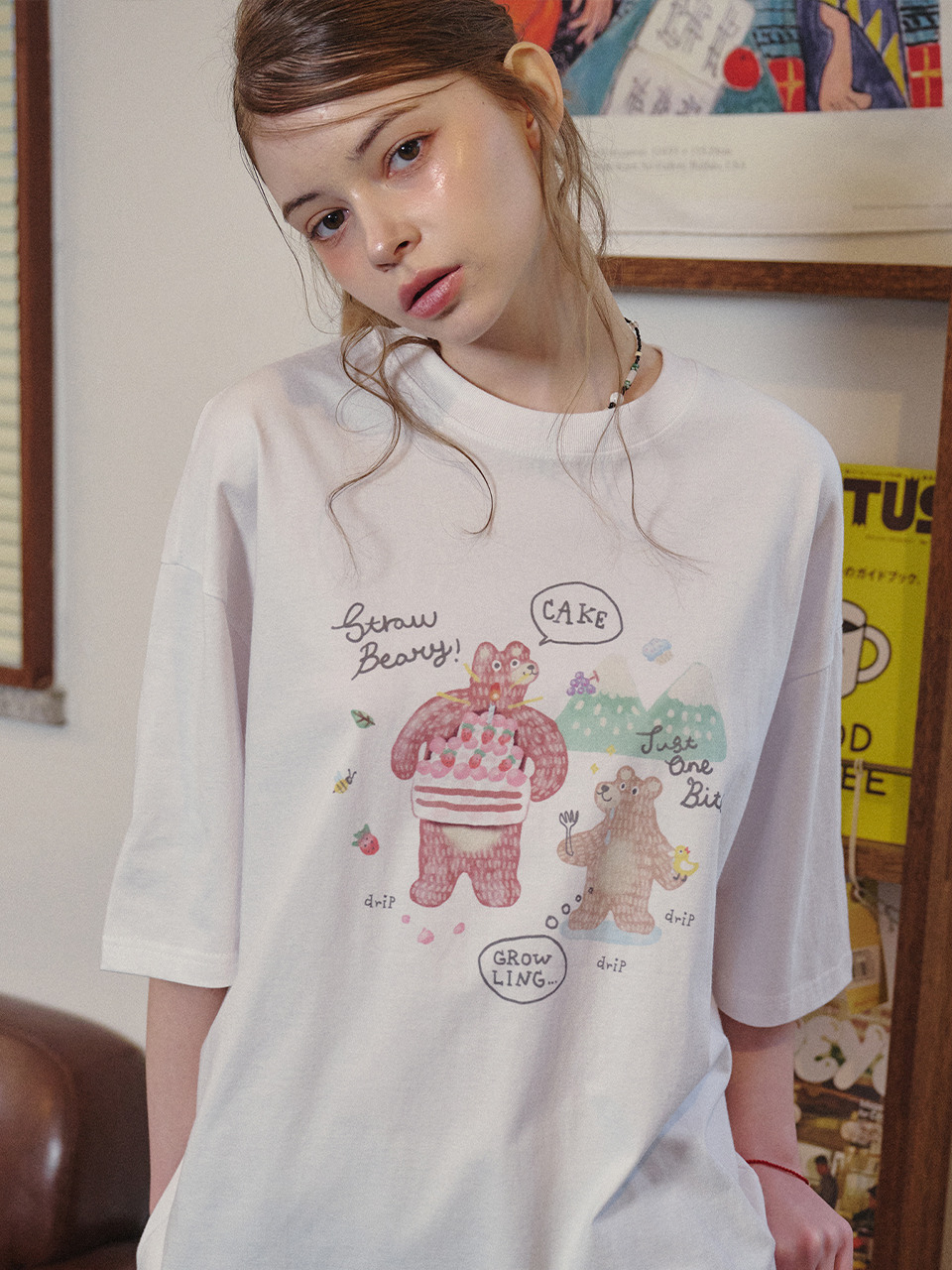 Детская футболка DTP Cake Bear White