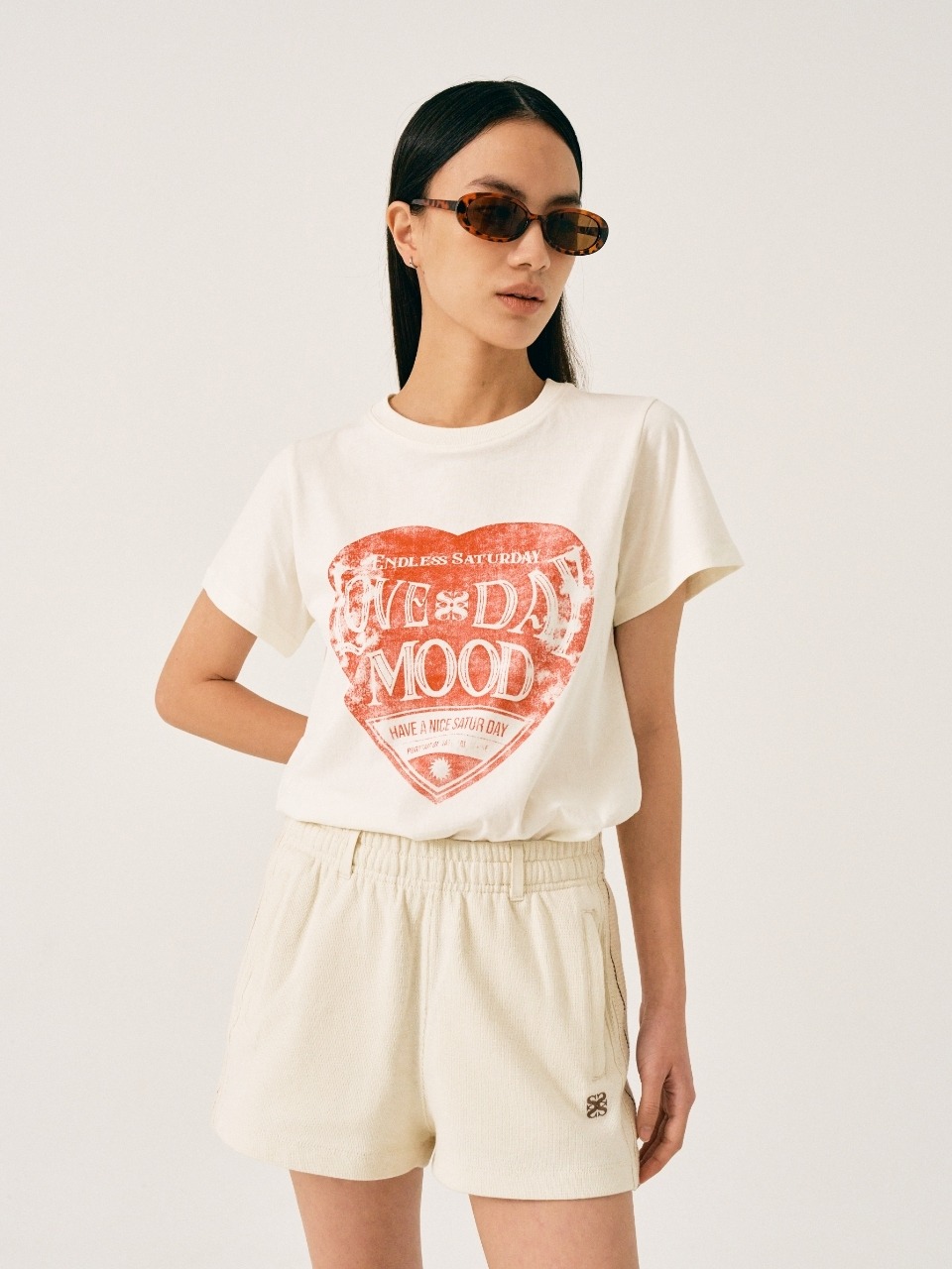 Футболка Saturday Retro Mood Graphic, Vintage Red