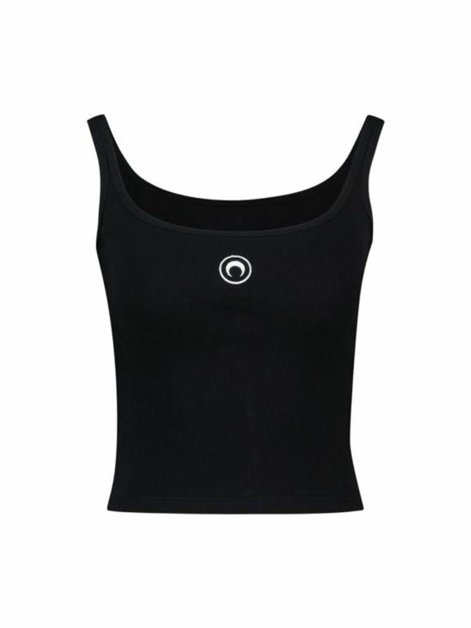Майка MARINE SERRE 26SS WTO507ACJER0011 BK99 BLACK DOM
