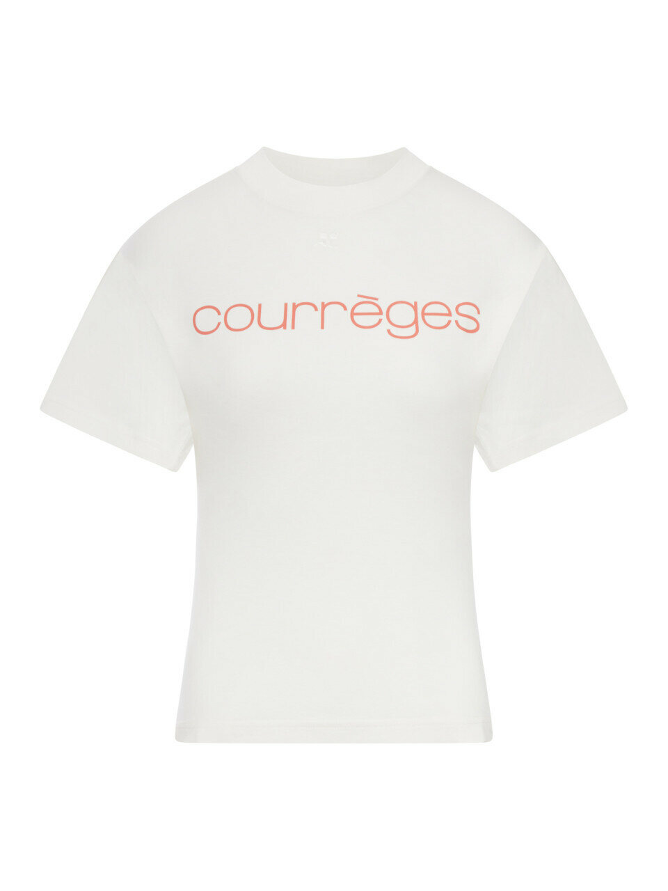 Courreges SS26 футболка с коротким рукавом 226JTS168JS02330001 HERITAGE WHITE 7307696