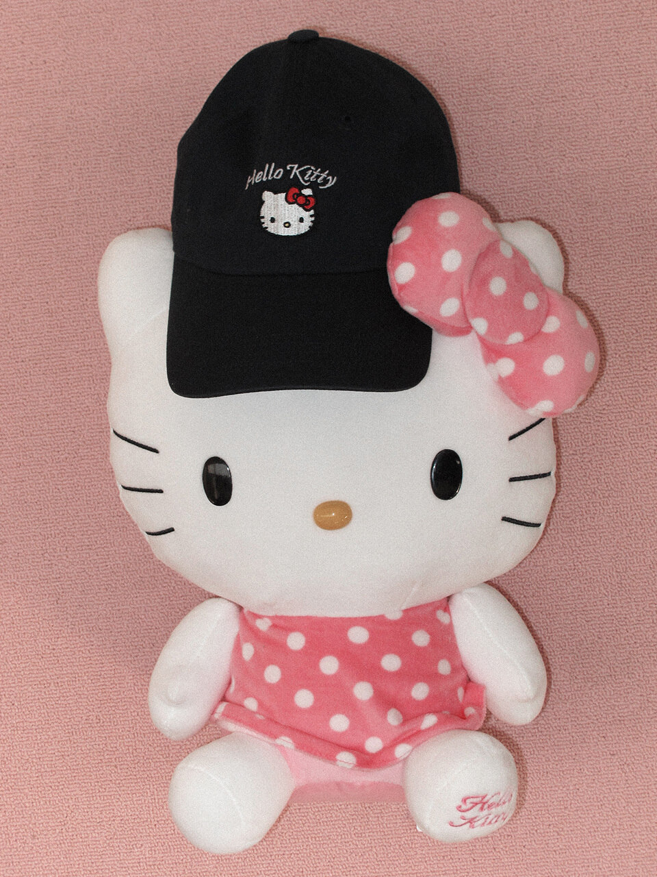 RAIVE х HELLO KITTY вышитая шапка VX6MA007 3 цвета