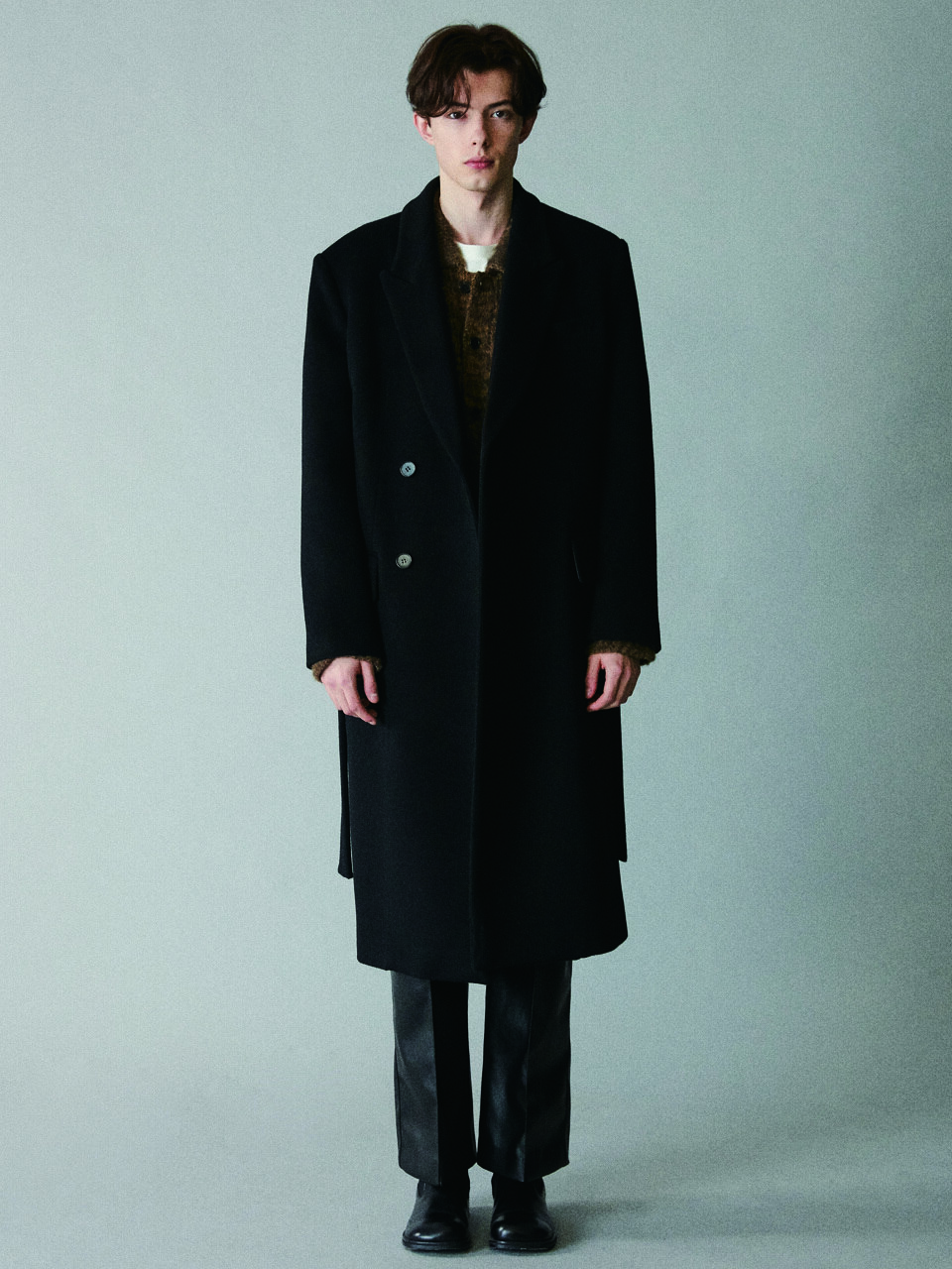 Minimal Double Breasted Coat