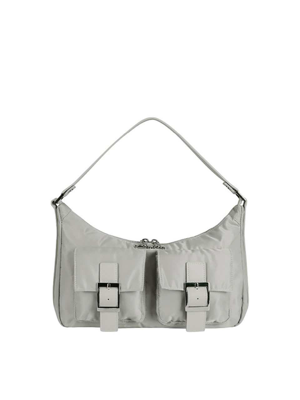 日本未入荷☆PK Hobo Bag (nylon)_2 colors/FILLINTHEBLANK SHEEN ZIP HOBOダスティーオリーブJS（クロスボディ/ショルダー