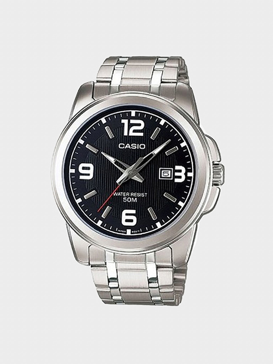 MTP-1314D-1A мужские часы на металлическом браслете