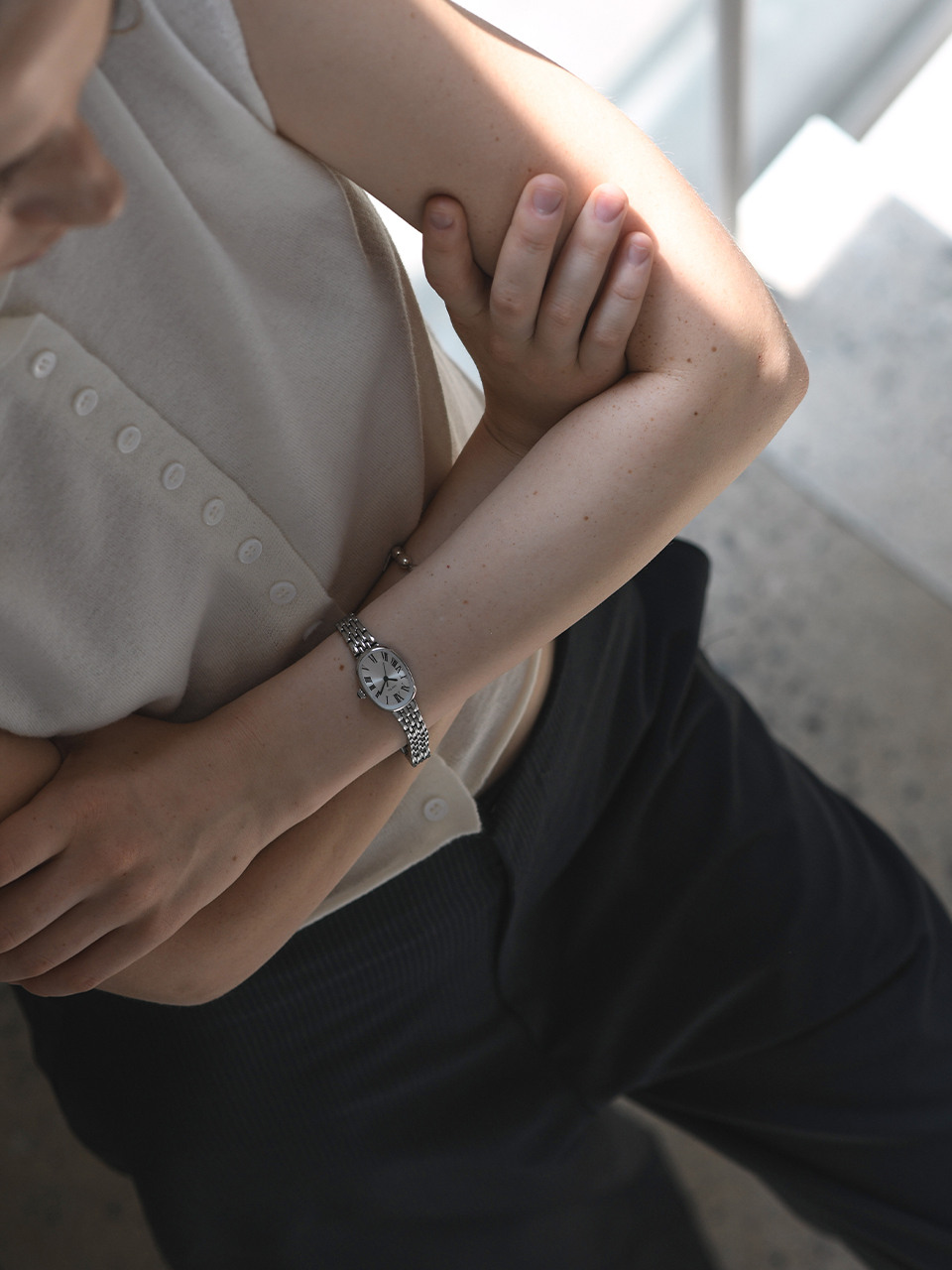 Douze.02 / Tempo ronde watch (argent)