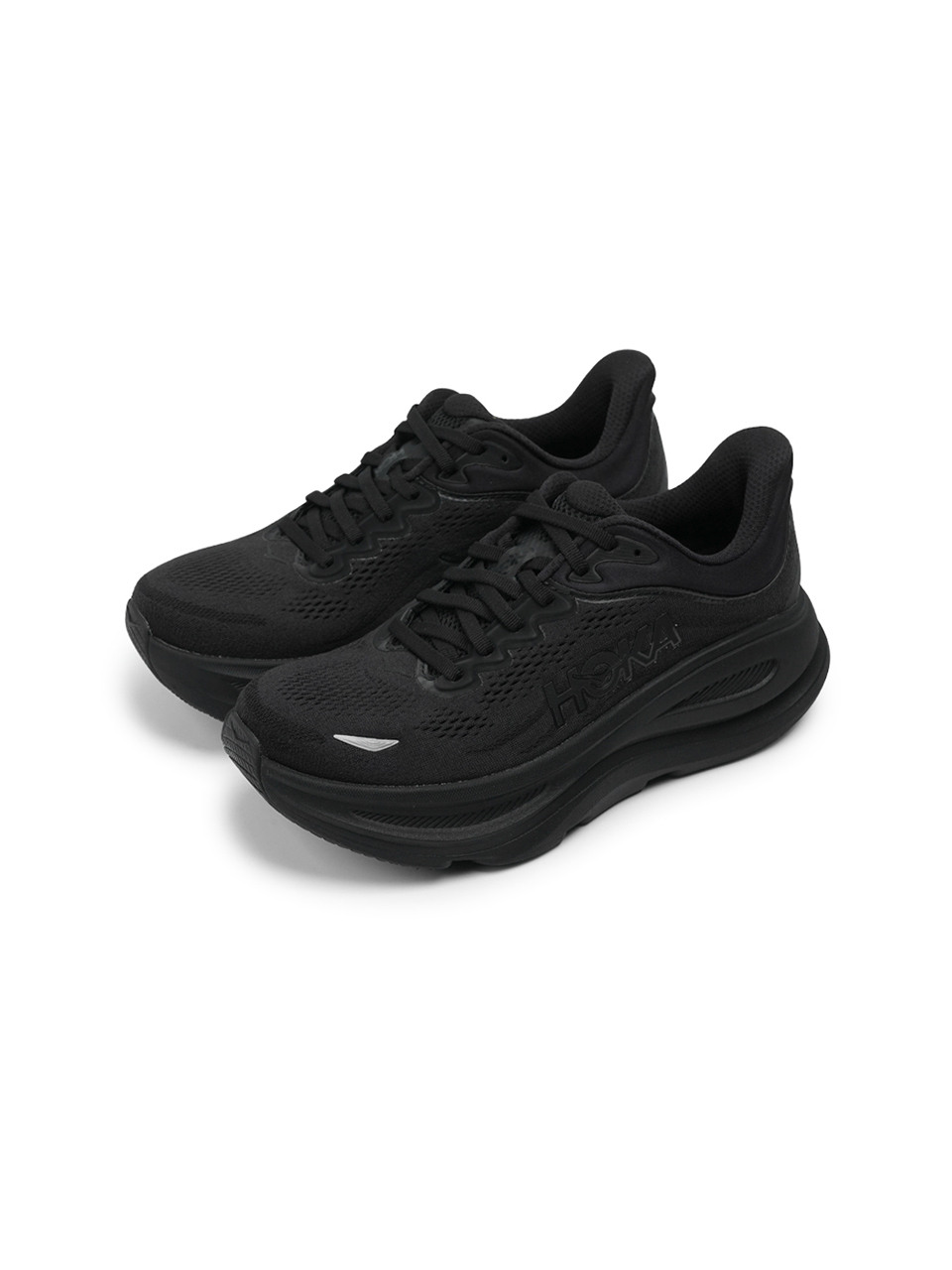 Мужские кроссовки Hoka Bondi 9 Wide Black 1162013-BBLC