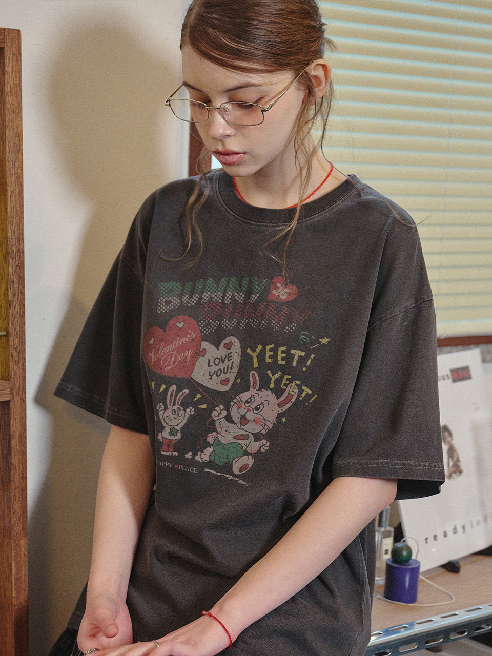Футболка BUNNYNNY Pigment (Smoke Black)