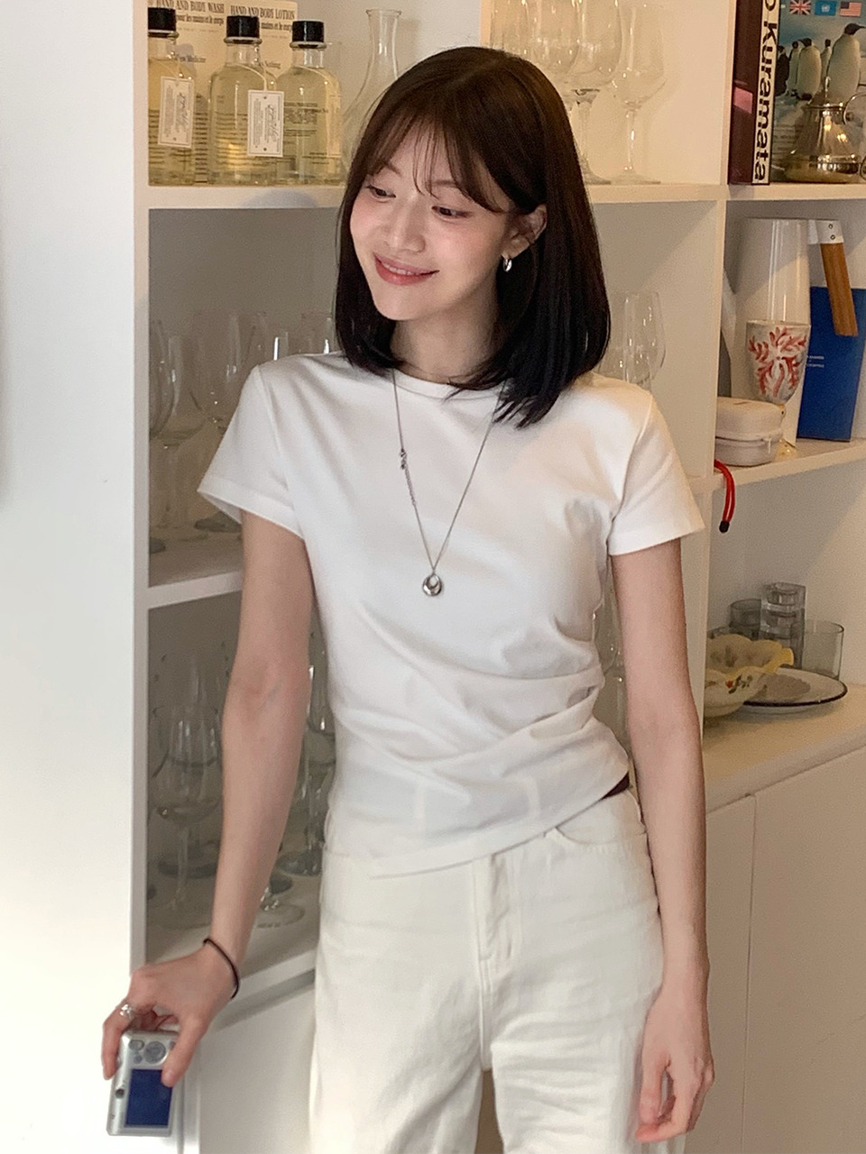Асимметричная футболка ZEZE UNBALANCE T-SHIRT_6colors