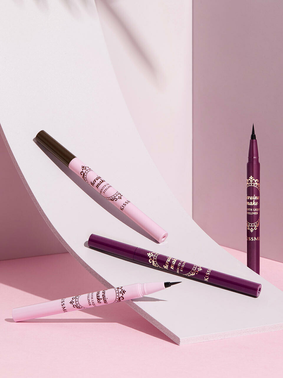 Kiss Me Heroine Make жидкая подводка для глаз Smooth N (1+1)