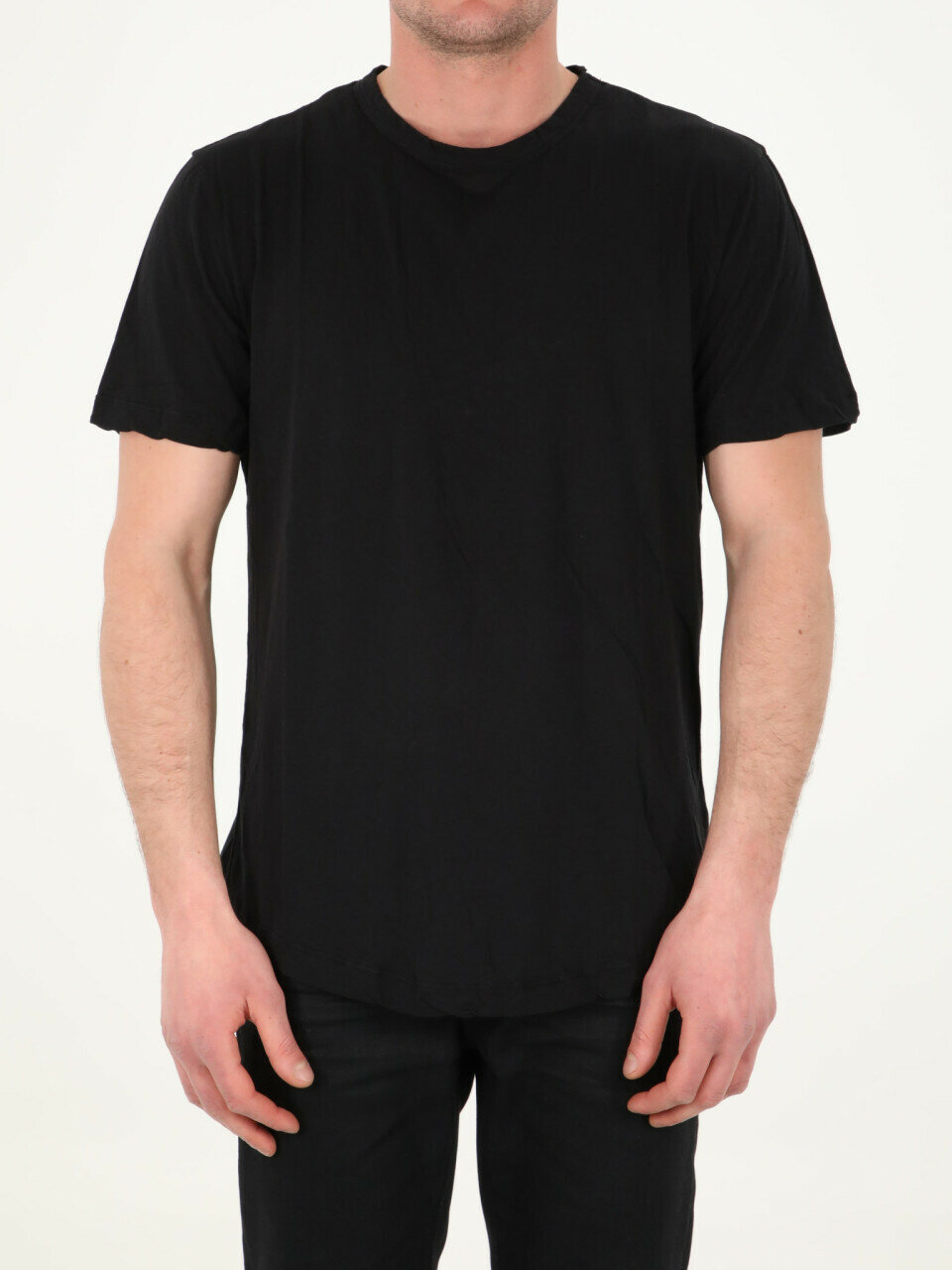 Футболка James Perse SS26 с коротким рукавом MKJ3360__BLK 7183475
