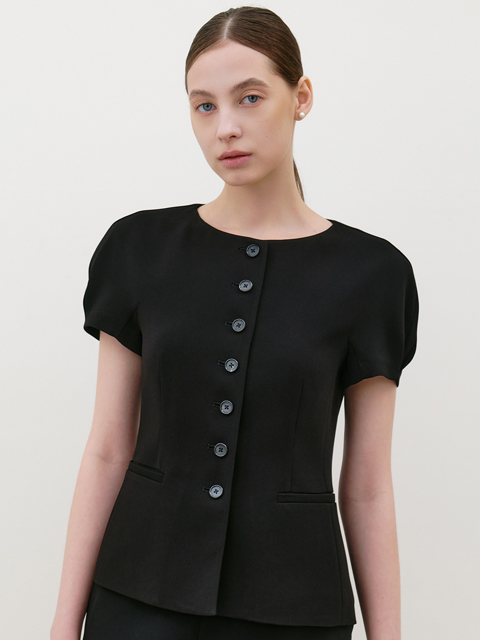 [Drama Signature] Dolman Sleeve Half Sleeve Jacket_2color