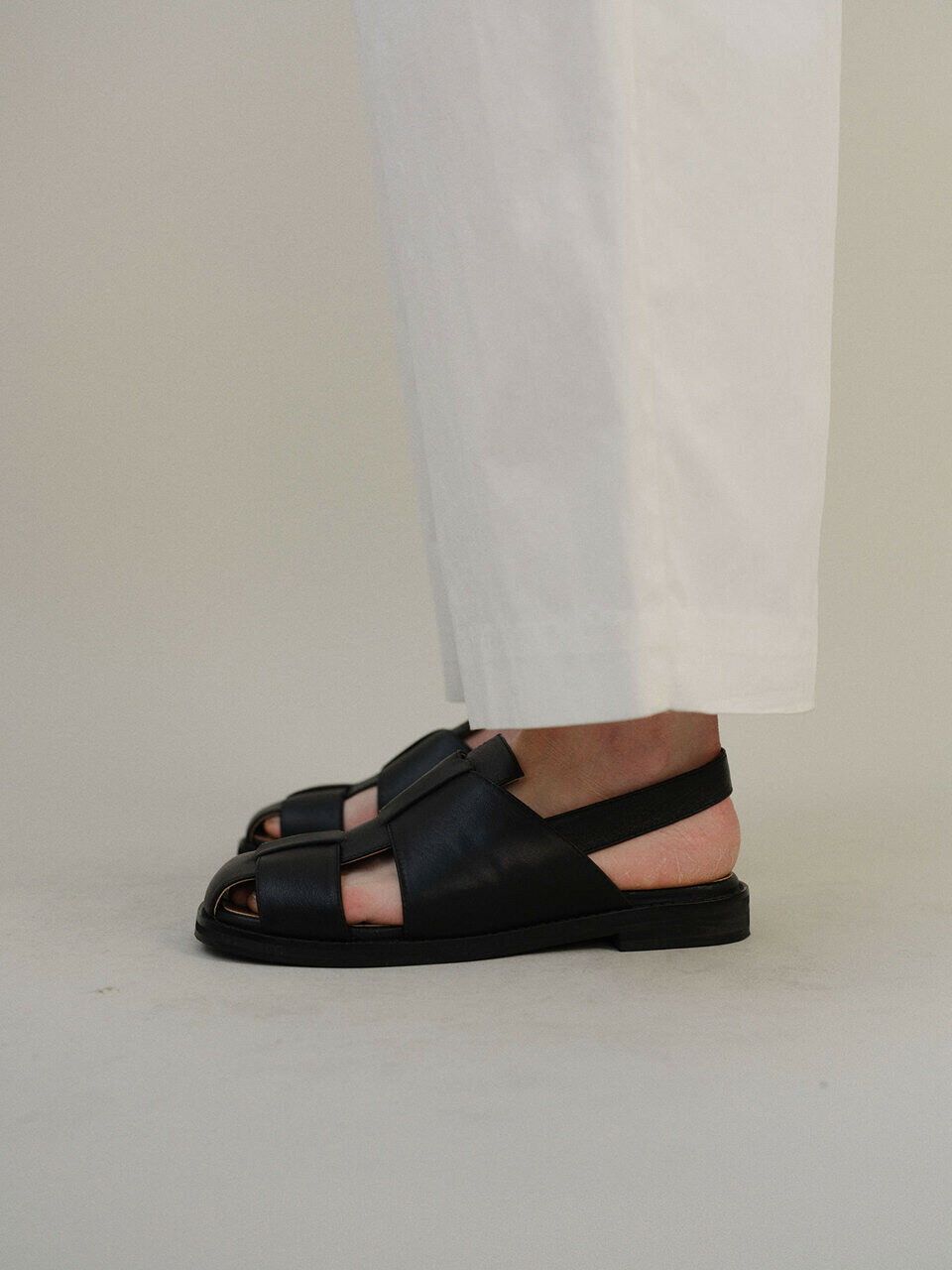 Puzzle sandals Black