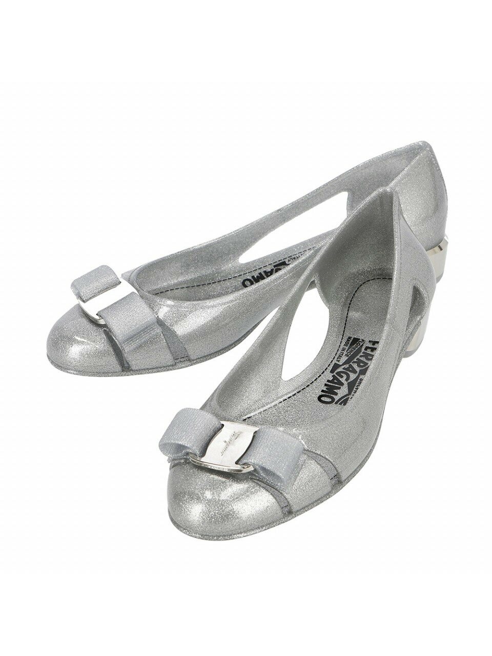 24SS A_VARA JELLY SILVER женские желейные балетки Bara 0726366