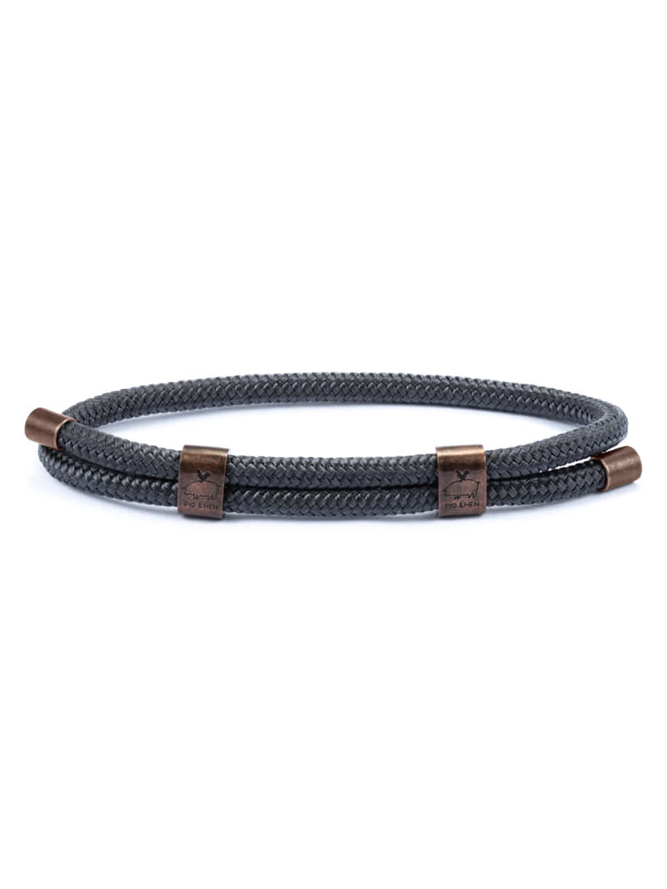 Браслет Double Little Louis - Slate Gray X Bronze