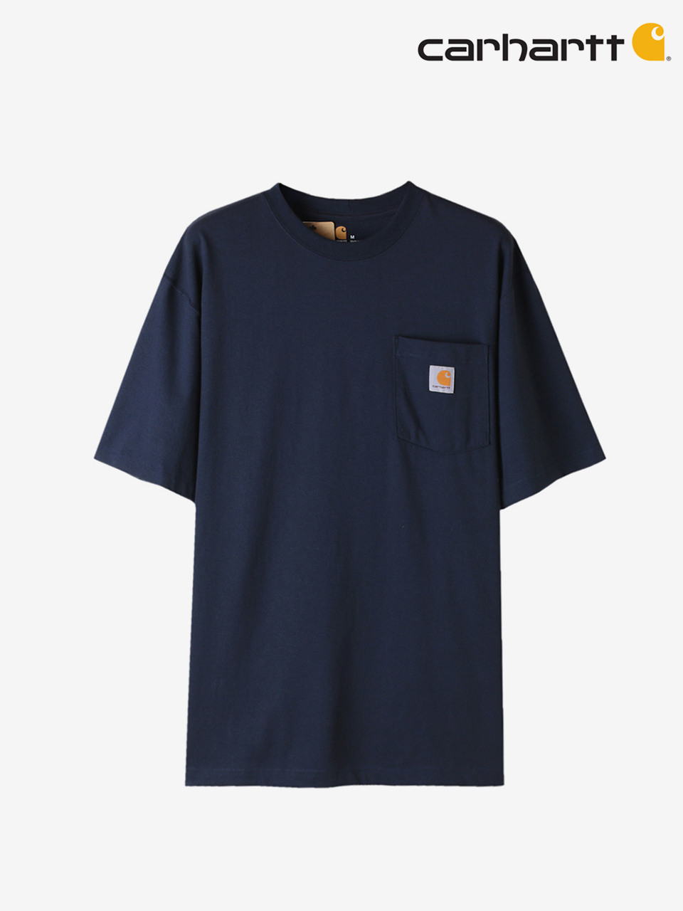 Carhartt футболка с карманом K87 — Navy