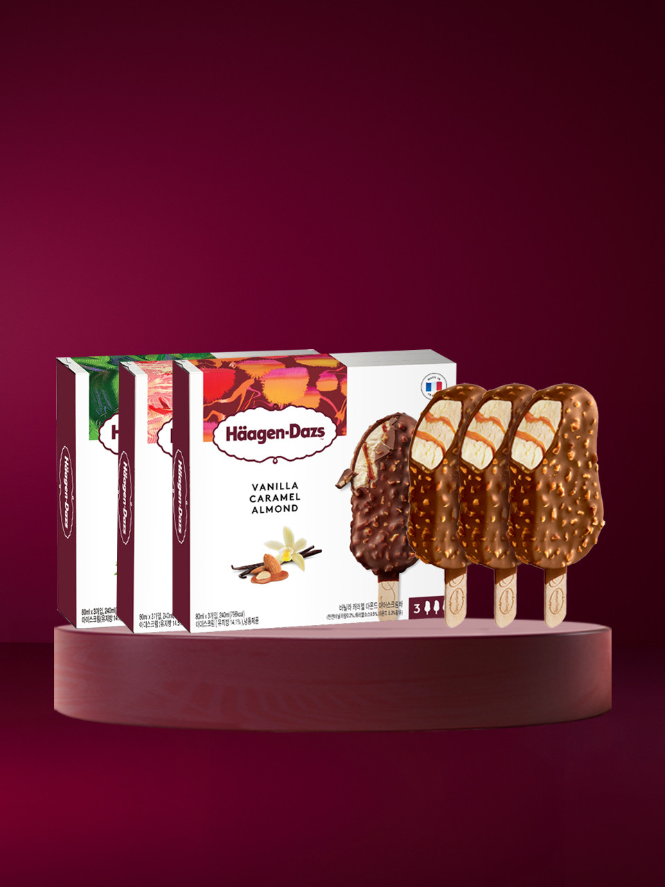Мороженое Häagen-Dazs, мультипак на выбор 3 шт. / всего 9 шт.