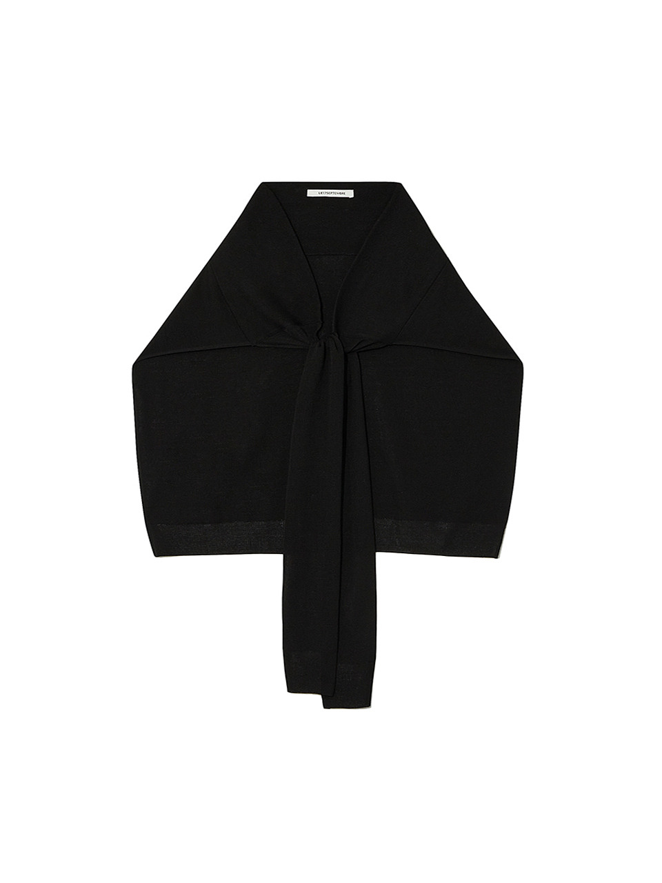 EPURE KNIT MUFFLER [BLACK]