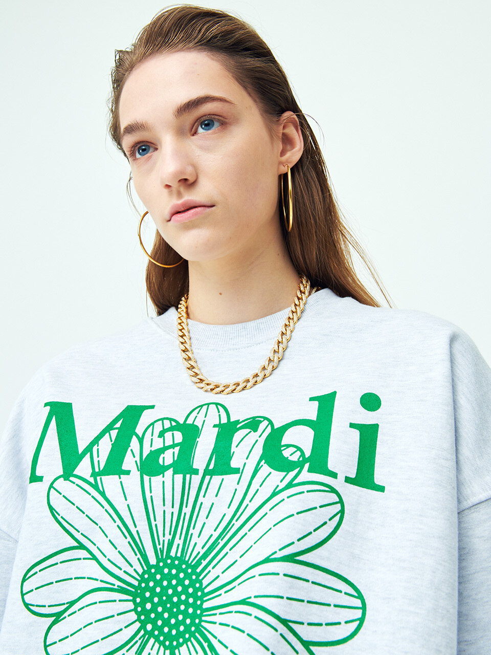 韓国発!【MONSTER REPUBLIC】 MSRC Flower Sweatshirt/男女共用 韓国発!【MONSTER REPUBLIC】 MSRC Flower Sweatshirt/男女共用