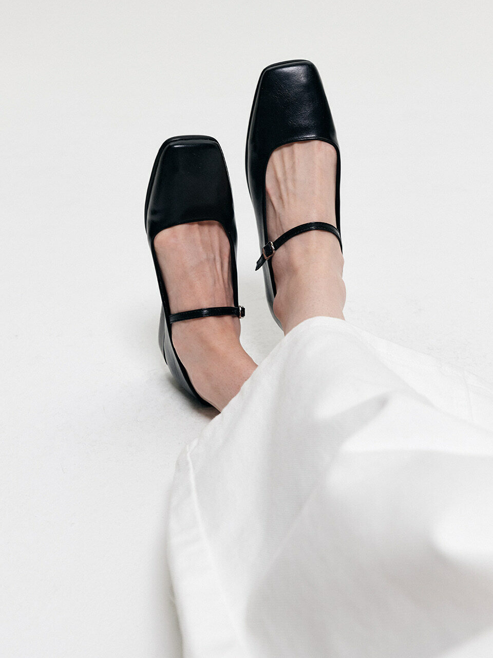 Туфли мэри-джейн KATE MARYJANE FLAT SHOES_BLACK