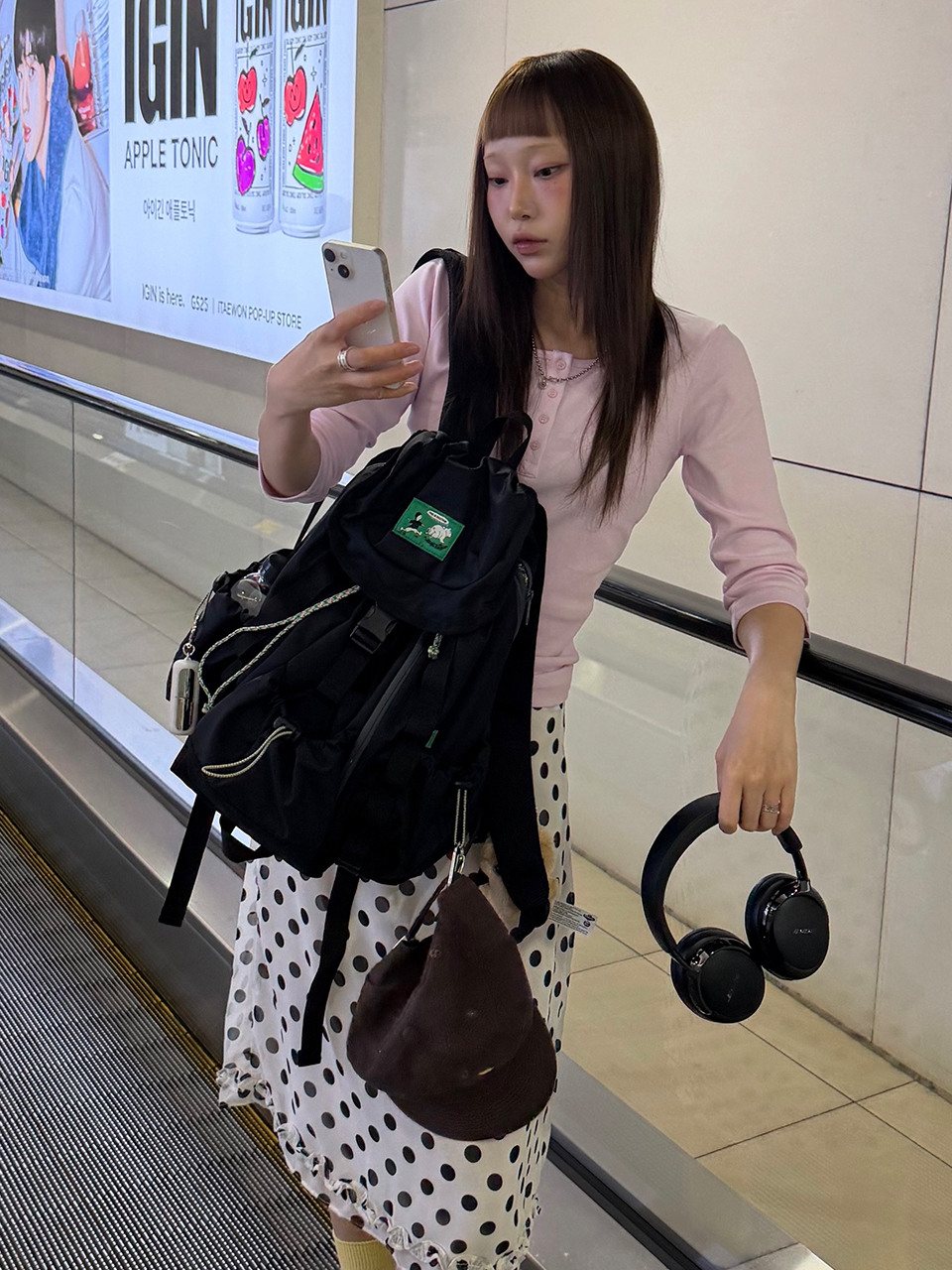 Мини-рюкзак Rucksack Mini Nylon_Black