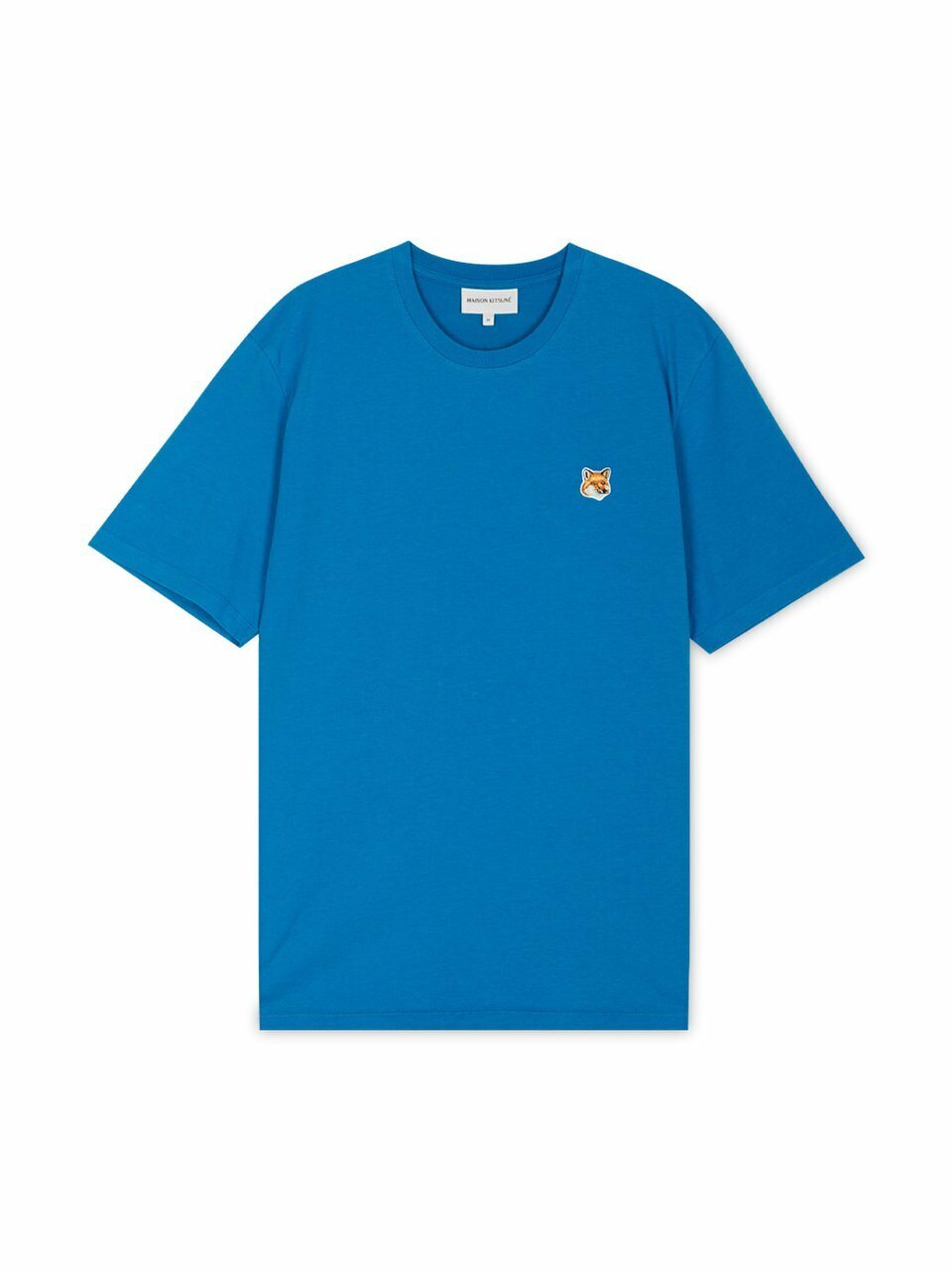 Мужская футболка Maison Kitsune Fox Head Blue LM00104KJ0008 P451