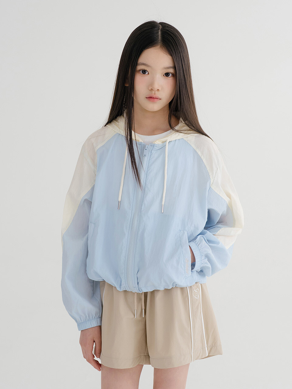 Летняя ветровка Blue Cream Blocking