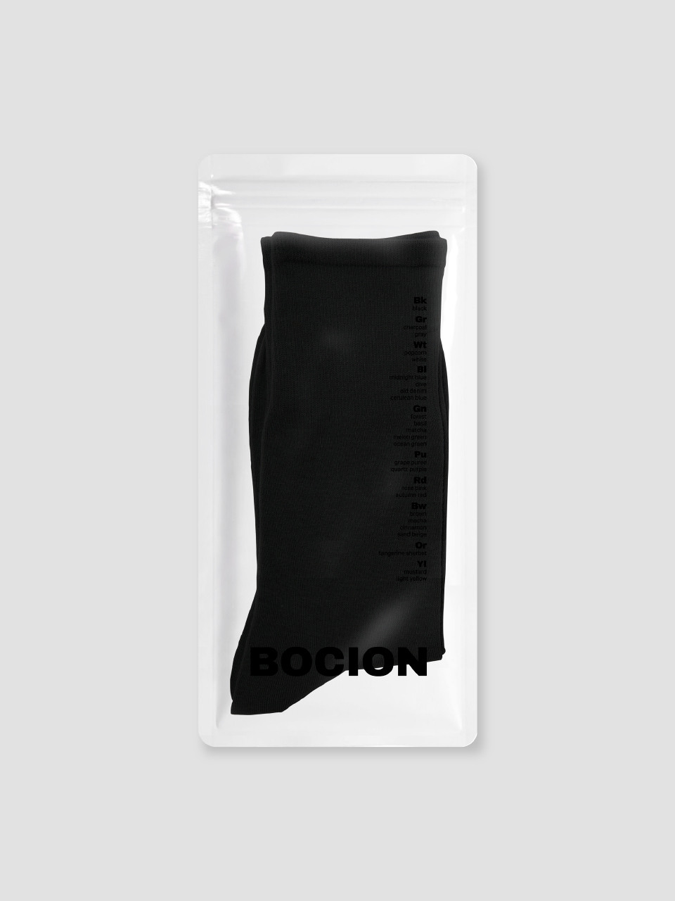 Длинные однотонные носки Black