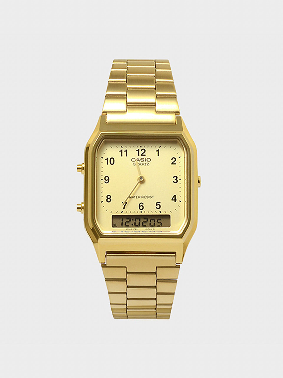 Винтажные металлические часы унисекс CASIO AQ-230GA-9B