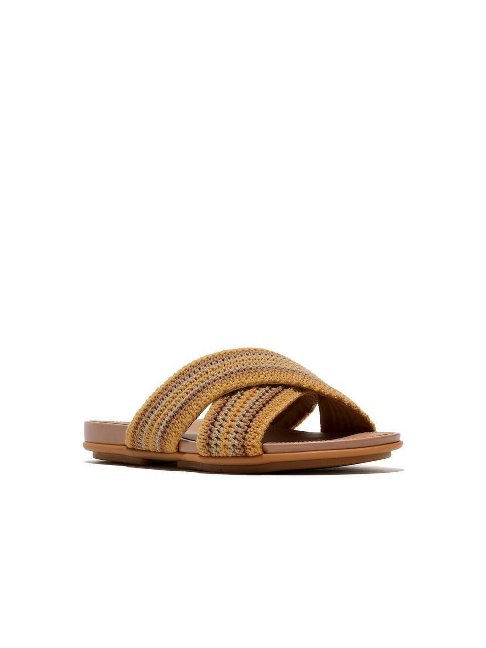 Женские шлепанцы Gracie Stripe Webbing - Turmeric/Classic Tan (FT64K2D28E)