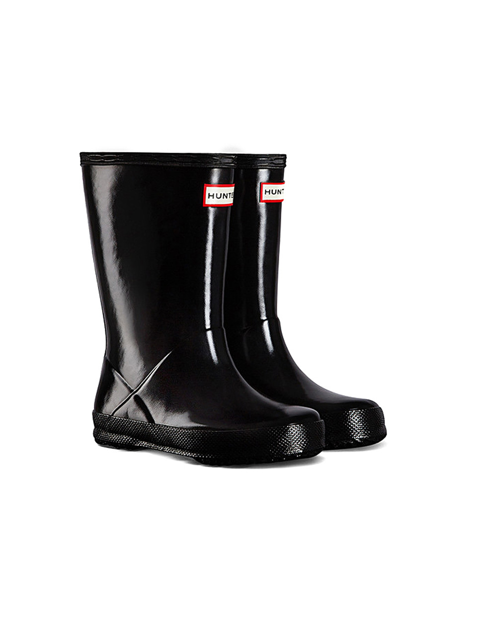 [KIDS] Глянцевые резиновые сапоги First Classic - Black KFT5094RGLBLK