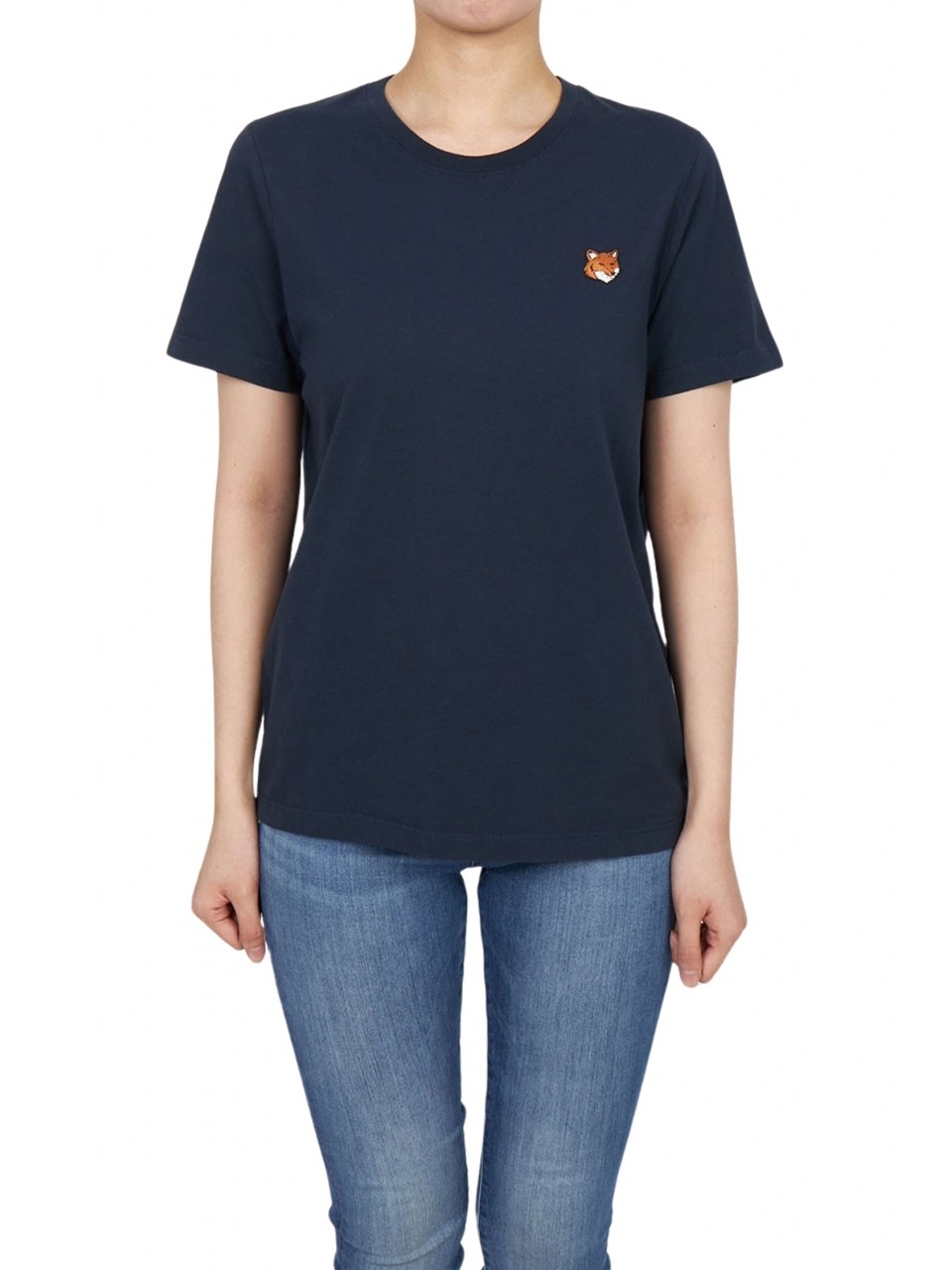 Женская футболка MAISON KITSUNE Fox Head PW00113KJ7026 0413