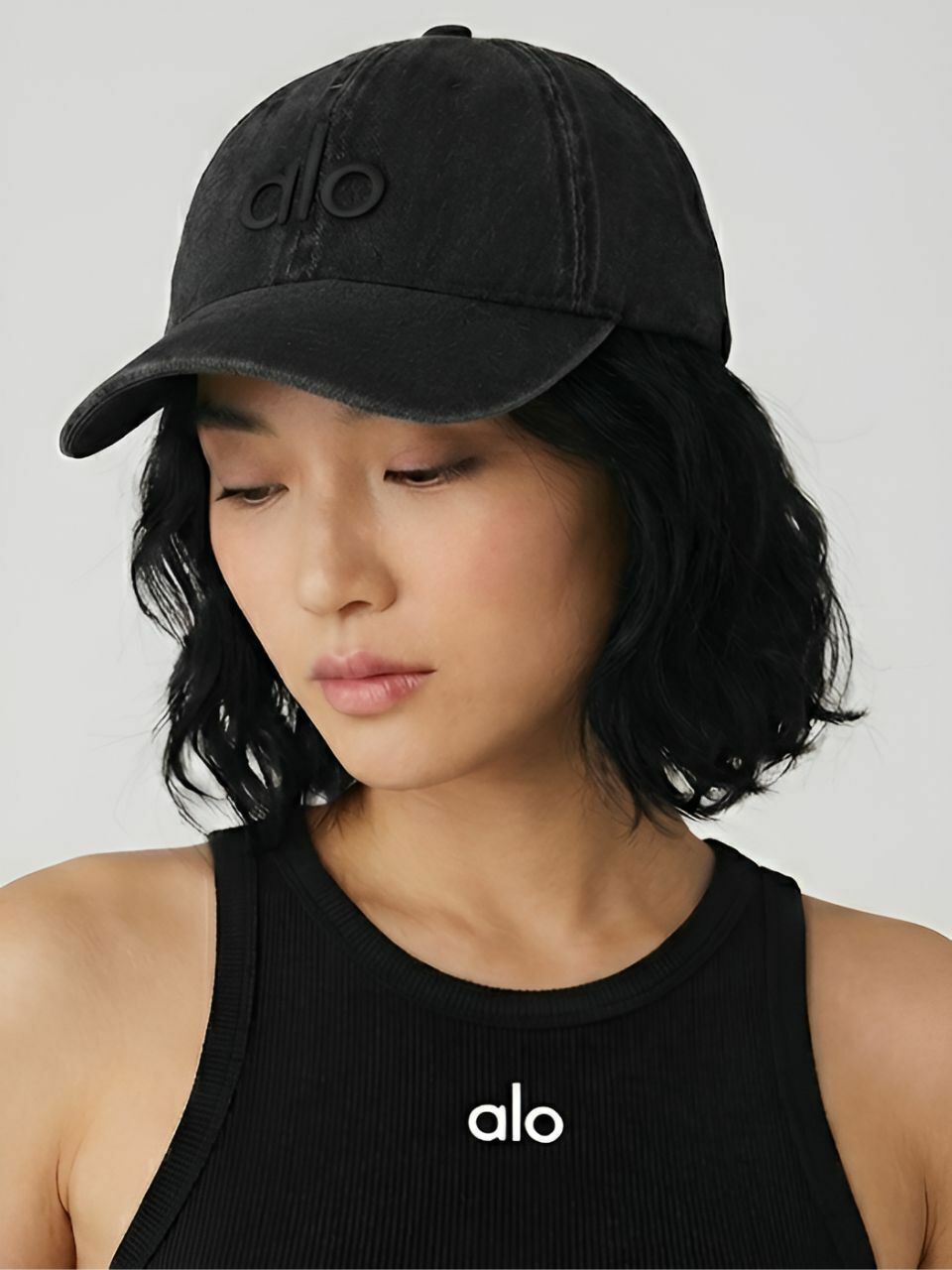 Washed Off-Duty Cap Vintage Black