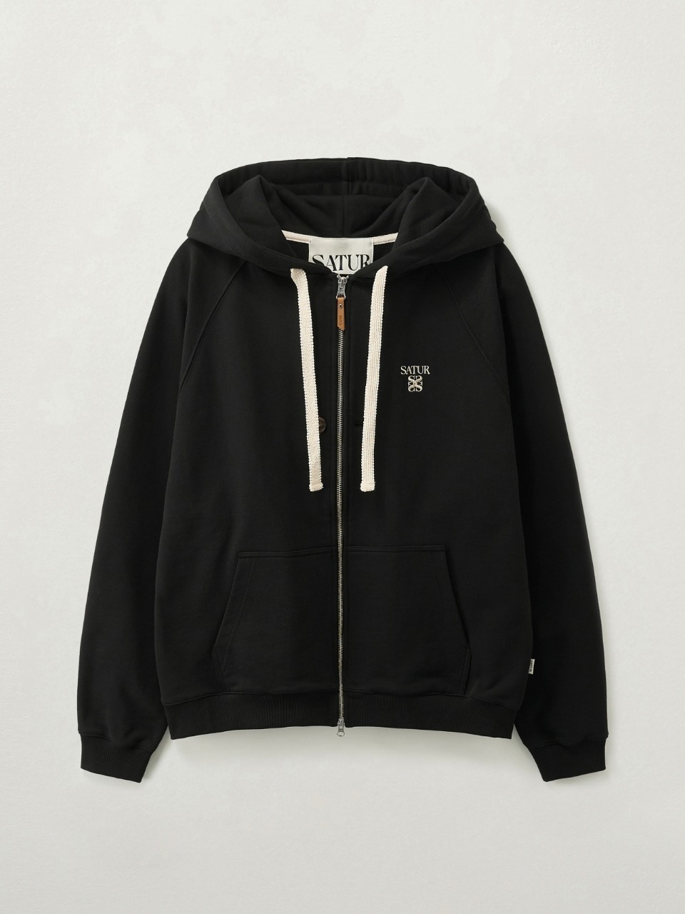 Lauren Small Logo худи на молнии_Black
