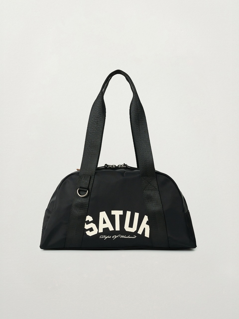 Нейлоновая сумка на плечо трапеция (Black)