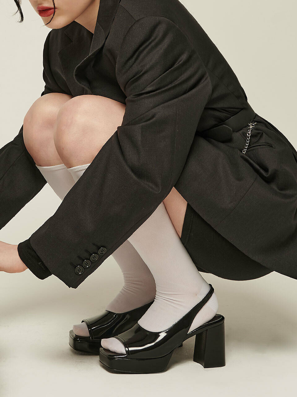 HUN001_Black / 8cm