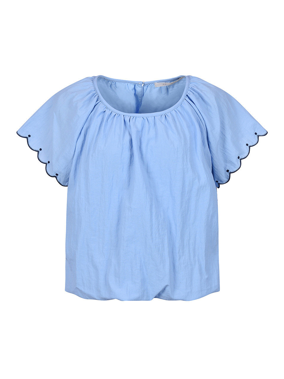 코인코즈]물결 소매 반팔 블라우스_DW5MB708