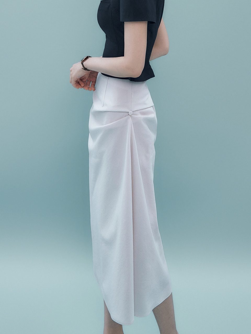 Auro Button Skirt (2colors)