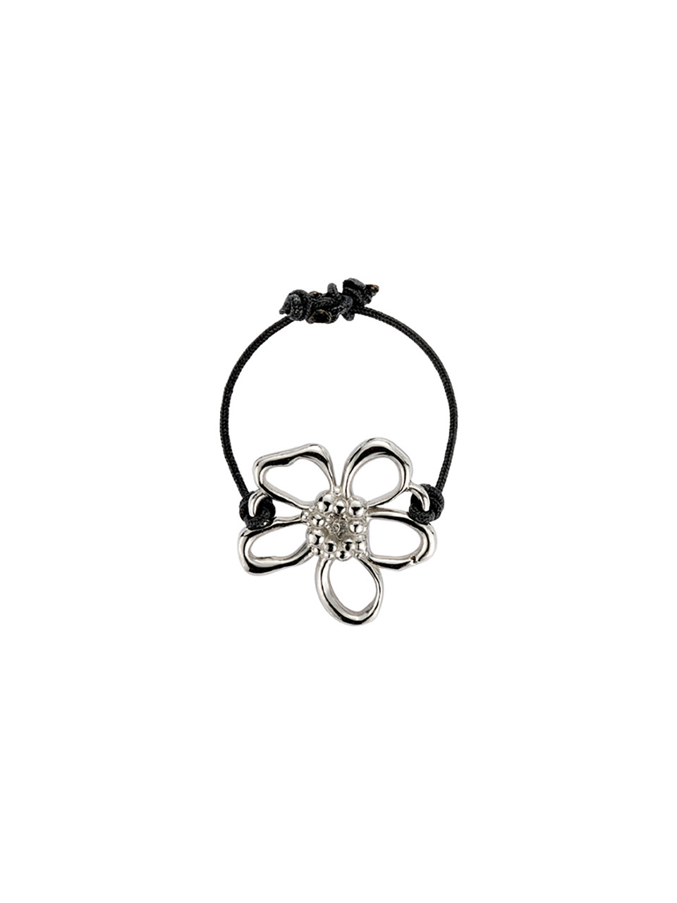 nomad flora string ring-black
